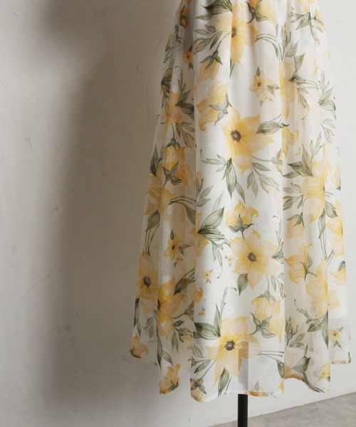 tocco closet ワンピース 後ろリボン付きスリットスリーブ