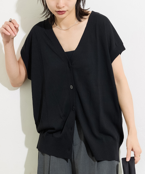 JOURNAL STANDARD◆ジレベスト/--/ポリエステル/BLK/22-011-400-9020-4-1 JOURNAL STANDARD(ジャーナルスタンダード) / ジレベスト