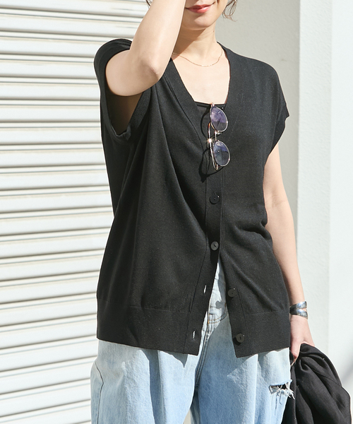 【美品】 ジャーナルスタンダード 近年モデル ベスト ジレ drop-kaitori_25-2408-132