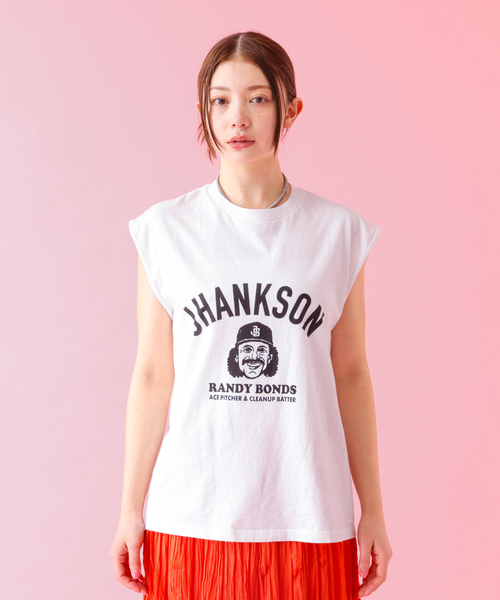 【新品】ルメランジュ　Randy Bonds タンクトップ ホワイト 新品】ルメランジュ Randy Bonds タンクトップ ホワイト - メルカリ