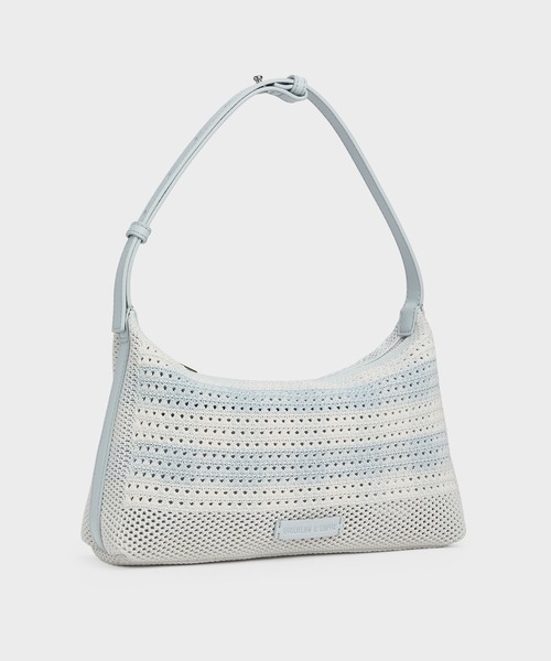 ★CHARLES&KEITH★Ida アイダ ニットショルダーバッグ/送料込 CHARLES ＆ KEITH ショルダーバッグ バッグ Ida アイダ ニット