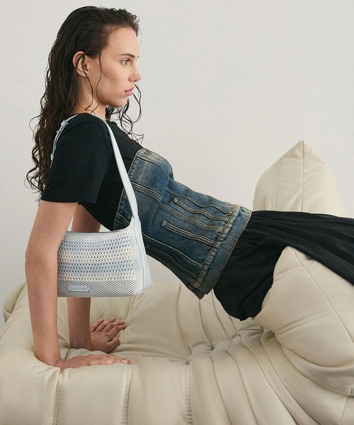追跡★Charles&Keith Ida ニット 2WAY ショルダーバッグ CHARLES & KEITH｜Ida アイダ ニットショルダーバッグ | Rakuten