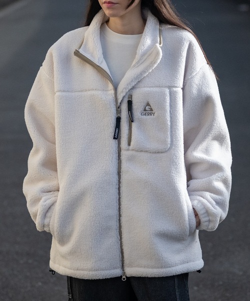 GERRY（ジェリー） ジップアップブルゾン X-LARGE ホワイト メンズ