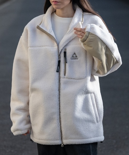 GERRY（ジェリー） ジップアップブルゾン X-LARGE ホワイト メンズ