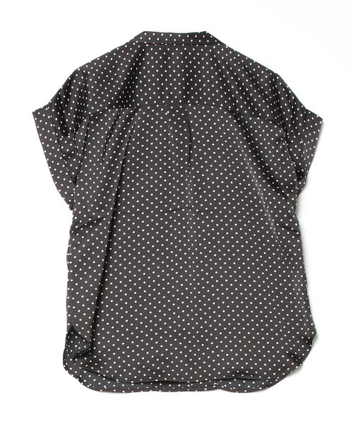 ブラウス シャツ ポルカドット シャルムーズ キャンプ シャツ レディース LAUREN RALPH ブラウス シャツ ポルカドット シャルムーズ