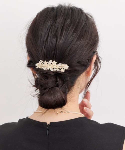 バレッタ リーフ（バレッタ）｜レディースヘアアクセサリー