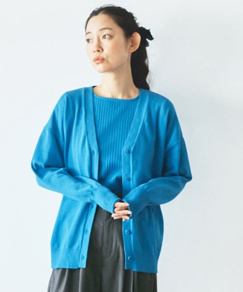 and myera アンサンブル and myera カーデとTシャツの