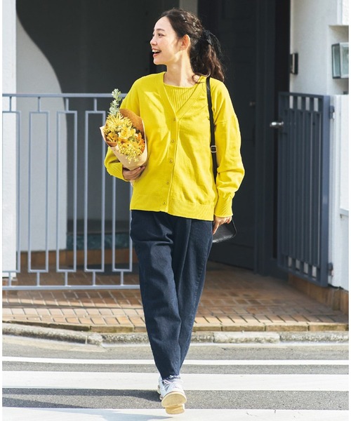 and myera アンサンブル and myera カーデとTシャツの