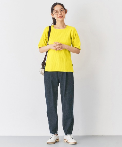 and myera アンサンブル and myera カーデとTシャツの