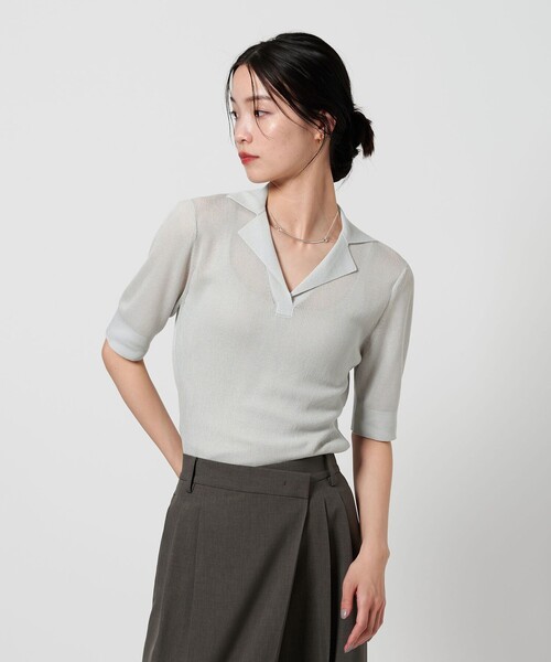 ショートスリーブニット H BEAUTY&YOUTH UNITED ARROWS H BEAUTY&YOUTH UNITED ARROWS（エイチビューティーアンドユース