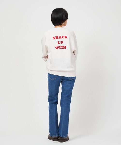 「THE SHINZONE」 スウェットカットソー FREE ホワイト レディース AMERICANA 「AMERICANA」 スウェットカットソー「the shinzone