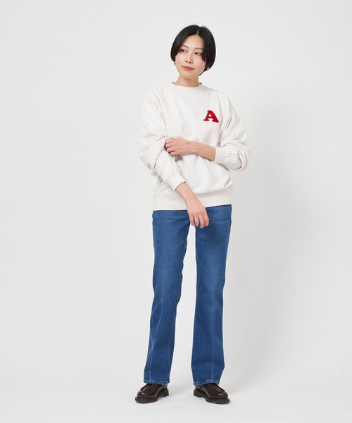 「THE SHINZONE」 スウェットカットソー FREE ホワイト レディース AMERICANA 「AMERICANA」 スウェットカットソー「the shinzone