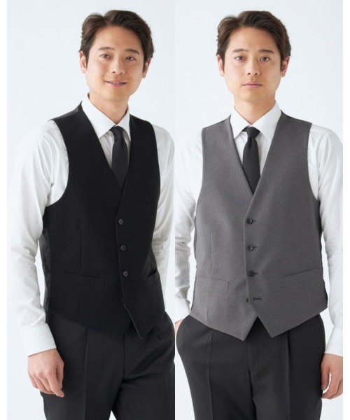 SUIT SELECT スーツ ベスト 「オールシーズン」洗える