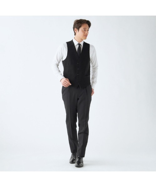 【未使用】SUIT SELECT スーツセレクト リバーシブル ベスト ビジネス、フォーマル兼用 リバーシブルジレ（スーツベスト