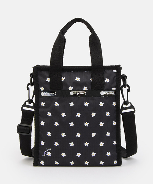 Lesportsac マザーズバッグ チェック柄　刺繍デイジー LeSportsac ショルダーバッグ バッグ MINI N/S TOTE ディッ