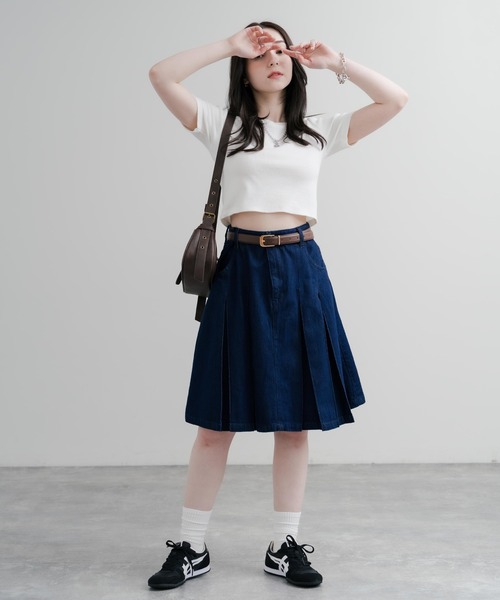 Rocky Monroe マルチサイズ デニムスカート カラーデニム