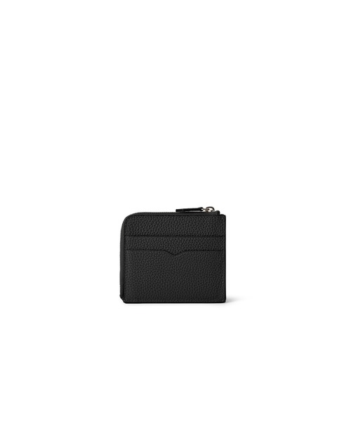 【新品】ボナペンチュラ　L字ジップ ウォレット シュリンクレザー　ブラック BONAVENTURA 財布 L字ジップ ウォレット シュリンクレザー