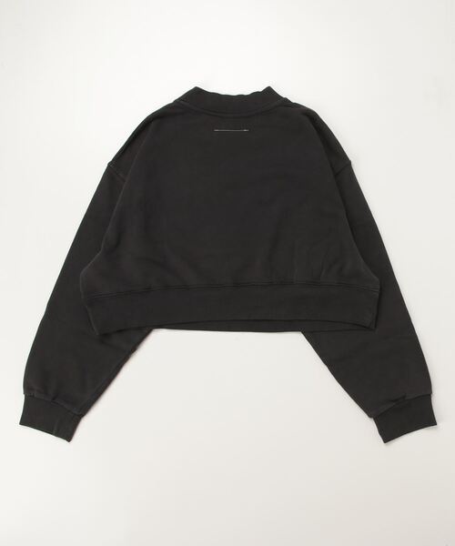 MM6 Maison Margiela ブラック トレーナー 12y MM6 Maison Margiela Black Sweatshirt For Kids With Numbers