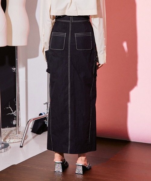 【MAISON SPECIAL】ロングスカート Tiered Frill Long Tight Skirt/ティアードフリルロングタイト