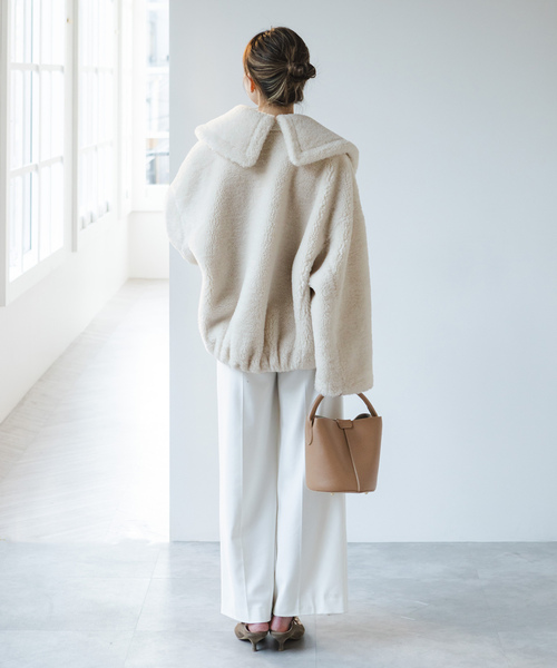 NOBLE（ノーブル） ジャケット - ベージュ レディース : ZOZOTOWN