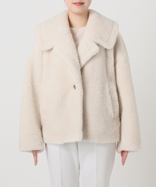 NOBLE（ノーブル） ジャケット - ベージュ レディース : ZOZOTOWN