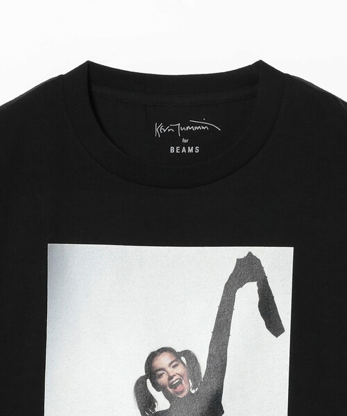 BEAMS T（ビームスT） tシャツ 「別注」Kevin Cummins /「Bjork」Photo