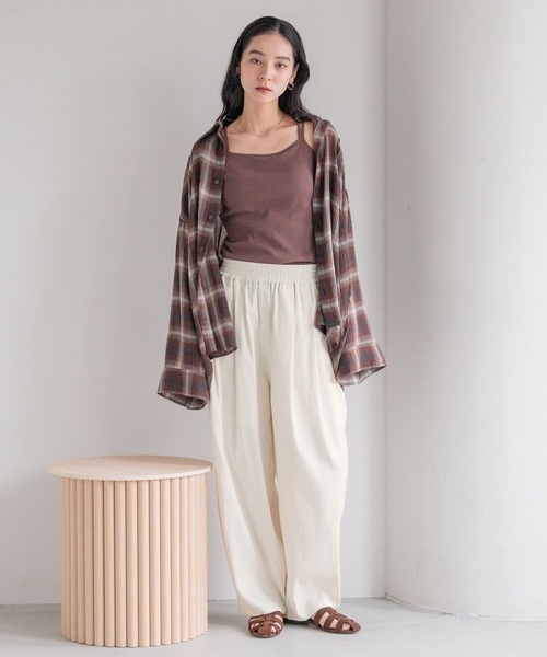 LOWRYS FARM（ローリーズファーム） パンツ リネンイージーコクーン