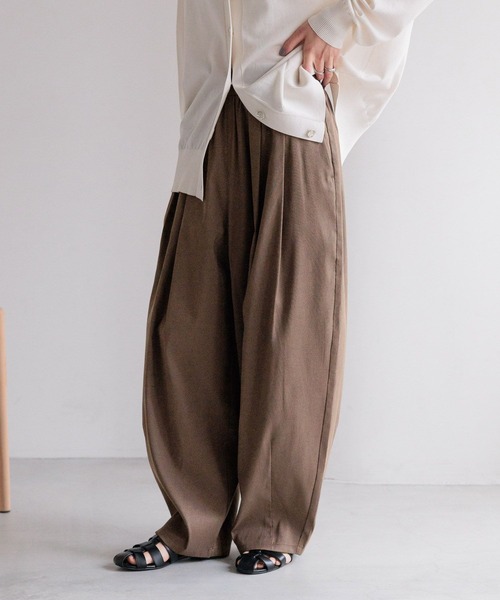 LOWRYS FARM（ローリーズファーム） パンツ リネンイージーコクーン