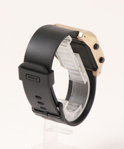 NIXON 「NIXON」 デジタル腕時計 FREE ブラック×ゴールド メンズ