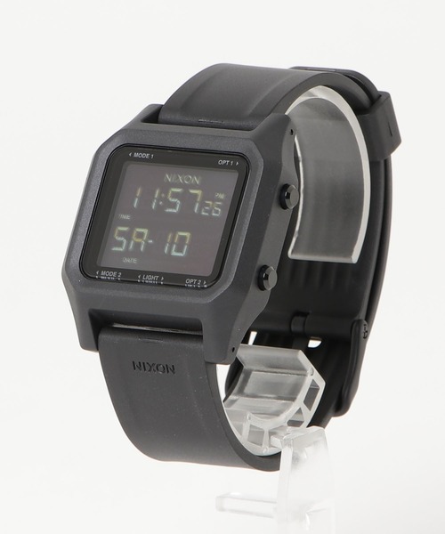 国内外の人気集結！ NIXON メンズ ブラック×ゴールド FREE デジタル腕時計 「NIXON」 時計