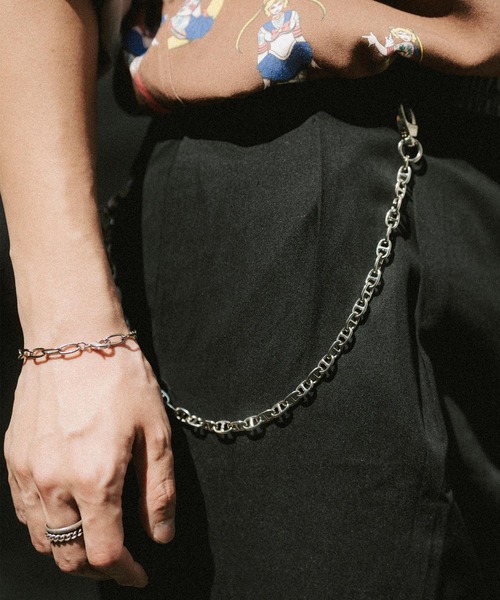 the GazettE ブレスレット Sサイズ Subciety（サブサエティ） ブレスレット Square chain bracelet メンズ