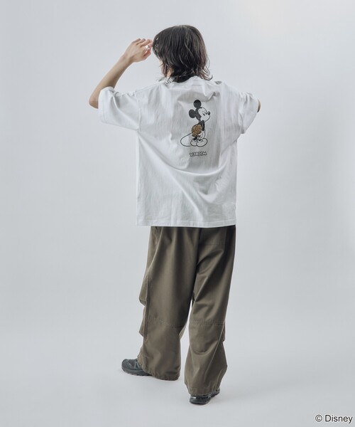 「Disney」 半袖Tシャツ SMALL ホワイト メンズ