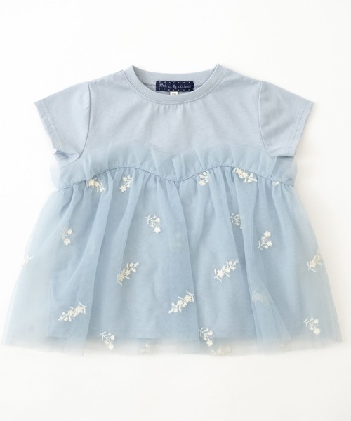 tシャツ チュール刺繍Tシャツ キッズ 子供服 女の子 | RIO | 02