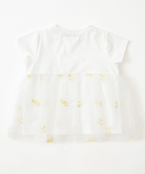 tシャツ チュール刺繍Tシャツ キッズ 子供服 女の子 | RIO | 08