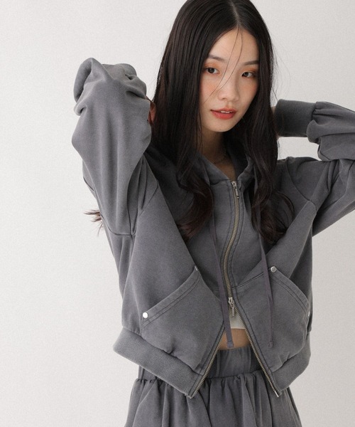 Heather Video Shop パーカー Heather（ヘザー） パーカー WZIPフーディ 592833 レディース