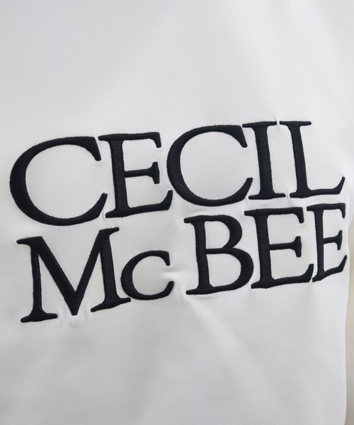 CECIL McBEE（セシルマクビー） パーカー 刺繍ロゴパーカー レディース