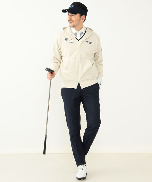 BEAMS ゴルフ　ジップパーカー BEAMS GOLF（ビームス ゴルフ） ジップアップパーカー X-LARGE ダーク