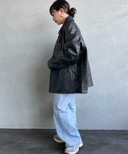 yoused オーバーサイズレザージャケット YOUSED レザージャケット ライダース 「yoused/ユーズド」 別注