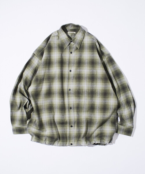 シャツ 限定展開 ワイドシルエット オンブレチェック スピンドル シャツ メンズ | FREAK'S STORE | 03