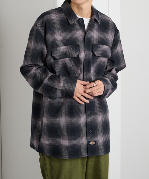 Dickies（ディッキーズ） シャツ 「Dickies」ピーチツイルワークシャツ
