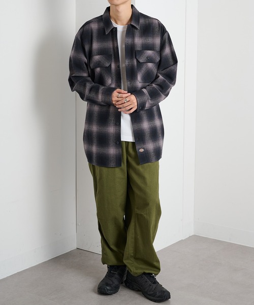 Dickies（ディッキーズ） シャツ 「Dickies」ピーチツイルワークシャツ