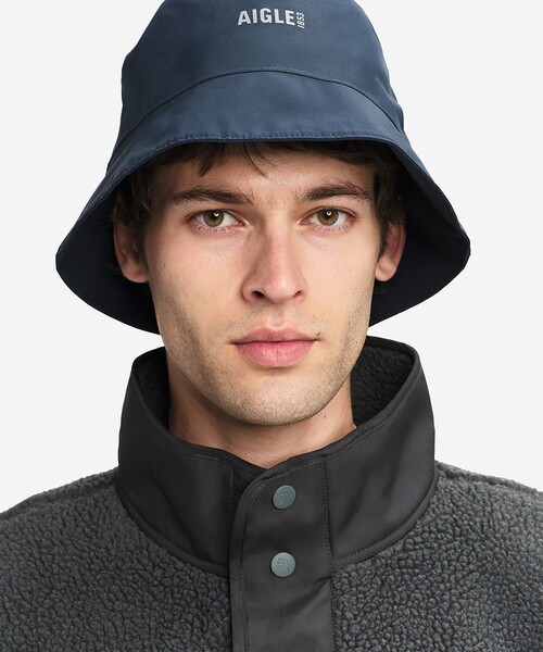 AIGLE バケットハット　GORE-TEX AIGLE（エーグル） 帽子 ハット GORE-TEX ゴアテックス ワンポイント