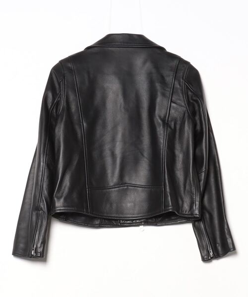 SLOBE IENA（スローブイエナ） レザーブルゾン 36 ブラック レディース