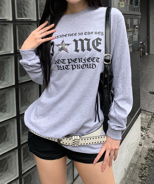 lilful tシャツ Y2Kデザイン アソートロンT 迷彩柄/レオパード柄