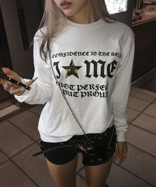 lilful tシャツ Y2Kデザイン アソートロンT 迷彩柄/レオパード柄