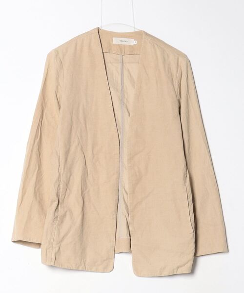 todayfulジャケット TODAYFUL 「TODAYFUL」 ノーカラージャケット 38inch ベージュ