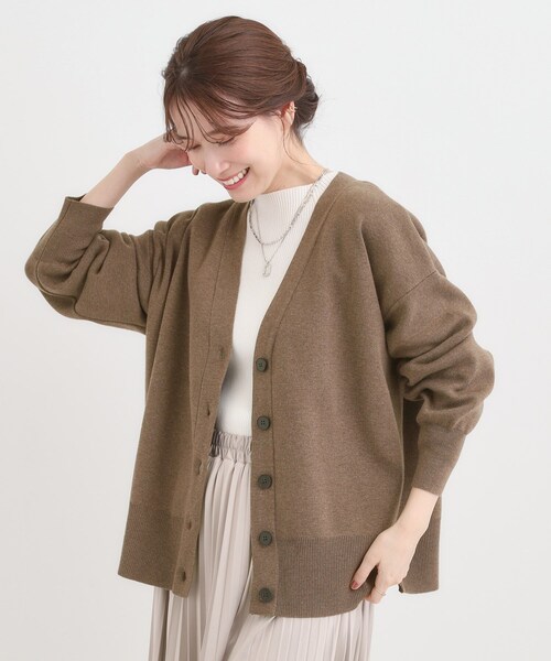 SHOO・LA・RUE（シューラルー） カーディガン 「洗える/毛玉レス」表面