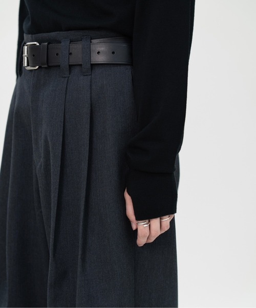 LAPIIS セーター ニット MERINO WOOL THUMBHOLE TURTLENECK KNIT