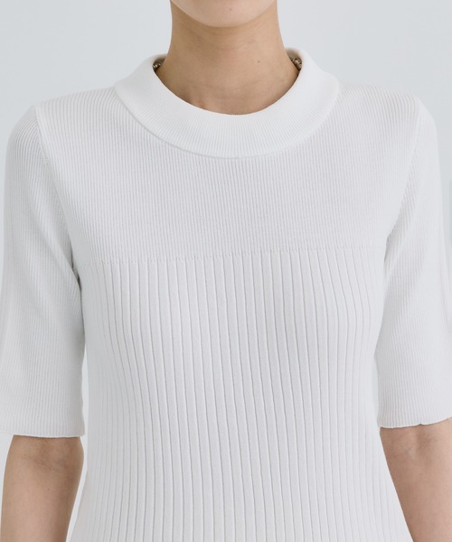 「WRAPINKNOT」 半袖ニット 000 ブルー レディース_画像7