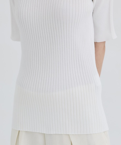 「WRAPINKNOT」 半袖ニット 000 ブルー レディース_画像9